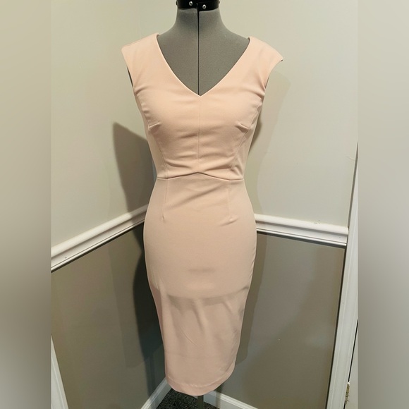 Ivanka Trump Pale Pink Sleeveless Zip Close Dress size 2 - Picture 3 of 6